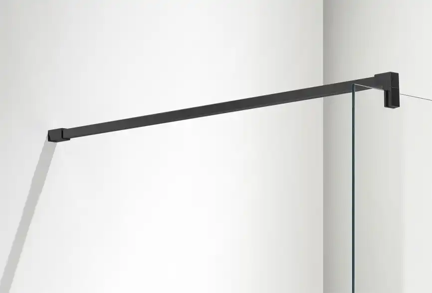 Душевая перегородка Azario 120 AZ-NAR6310 1200 Black, профиль черный, стекло Прозрачное фото 3