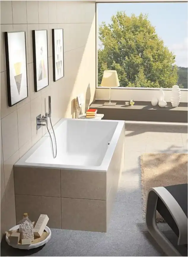 Акриловая ванна RIHO LUGO 170x75 (с тонким бортом) прямоугольная B132001005 фото 4