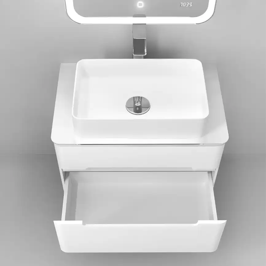 Тумба под раковину Jorno BOSKO 75 Bos.01.75/P/W Белая фото 3