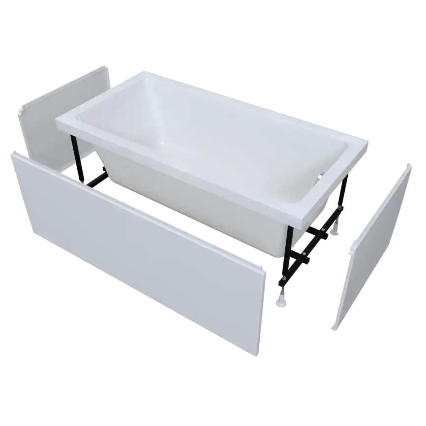 Акриловая ванна Radomir Джоанна 140х70 (2-01-0-0-1-252Р), на каркасе, белая фото 6