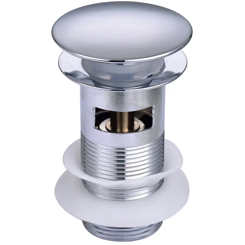 Донный клапан для раковины AQUATEK AQ6001CR, хром фото 1