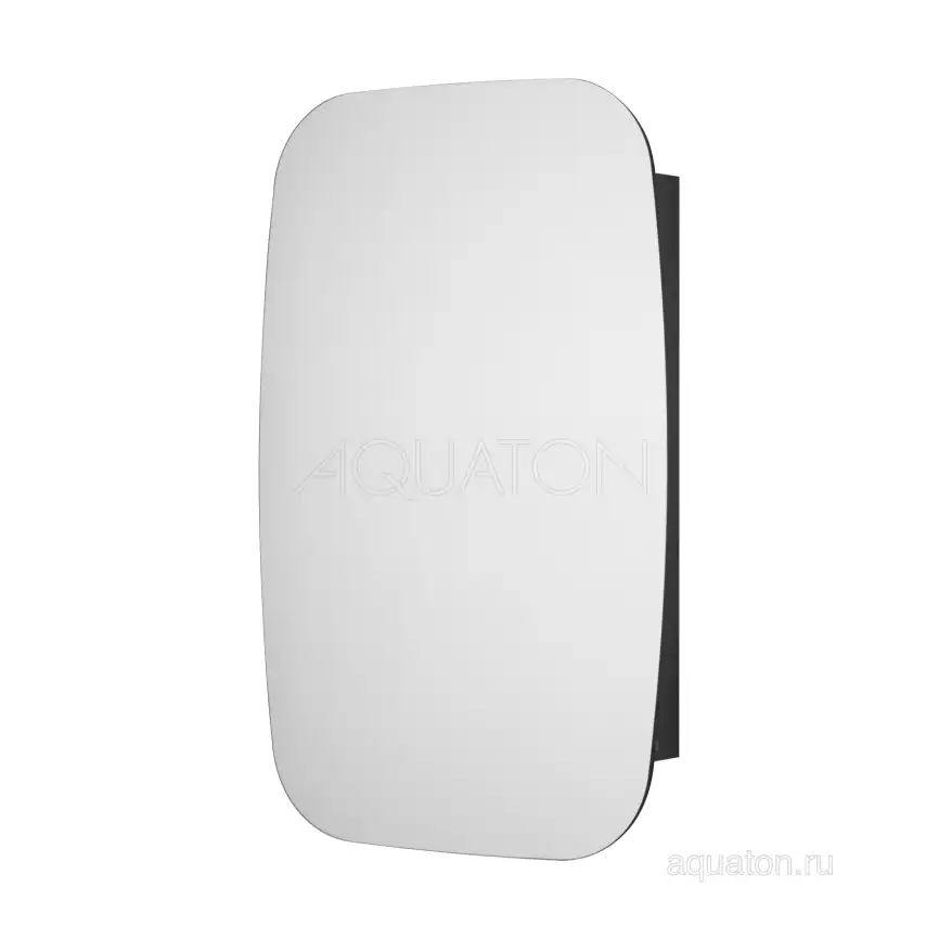 Зеркало-шкаф Aquaton Сохо 60 1A258302AJA0L  левый цвет, графит фото 2