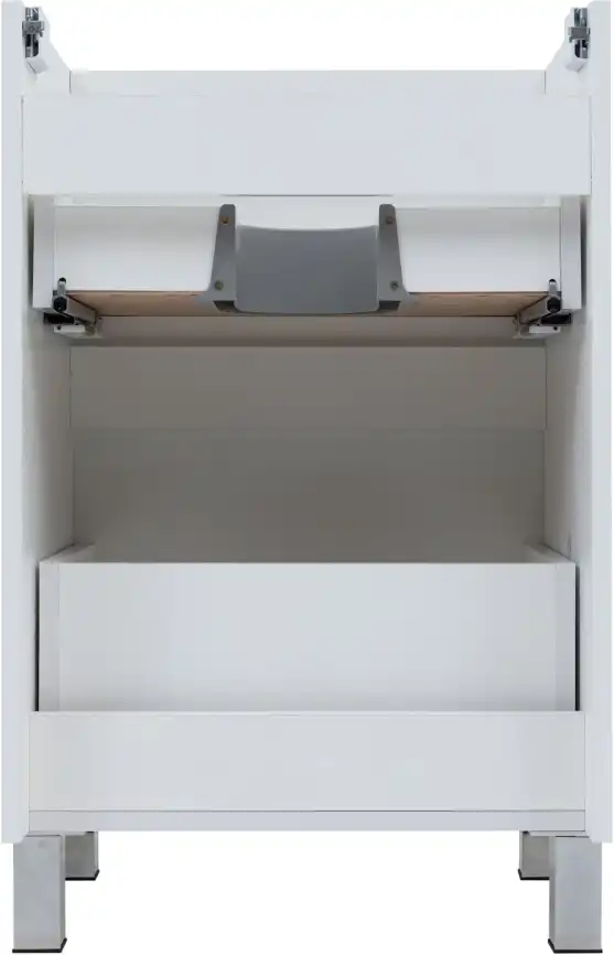 Тумба под раковину Aquanet Вега 50 напольная, белый глянец, 344120 фото 11