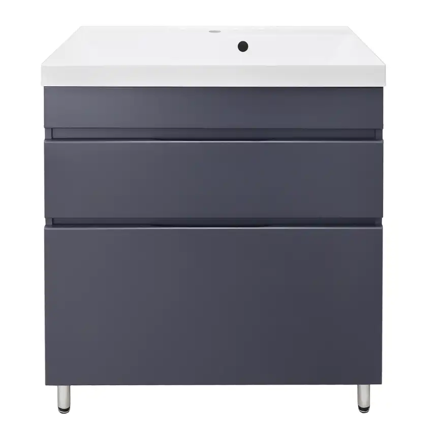 Тумба с раковиной Azario Эстима 80 CS00094597, напольная, Графит фото 4