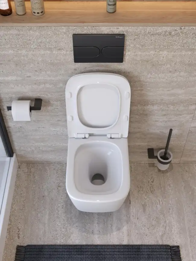 Унитаз подвесной BelBagno KRAFT-TOR BB7106CH-TOR/SC безободковый с сиденьем и смывом TORNADO фото 16