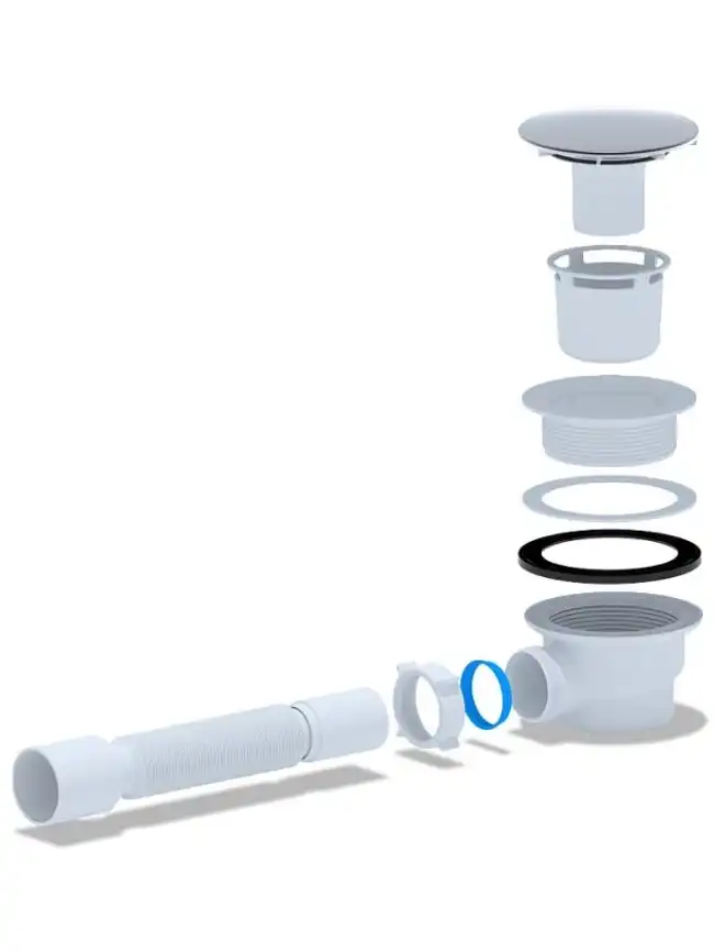 Сифон для душевого поддона Aquatek 1 1/2 фото 2