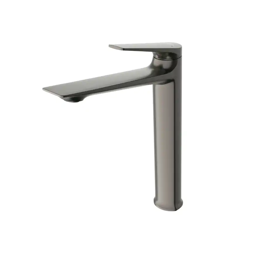 Смеситель для накладной раковины Cezares LINER-LC-GM-W0, Оружейная сталь фото 1