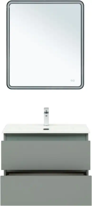 Тумба под раковину Aquanet Вега 2.0 70 мисти грин, подвесная, 337960 фото 15