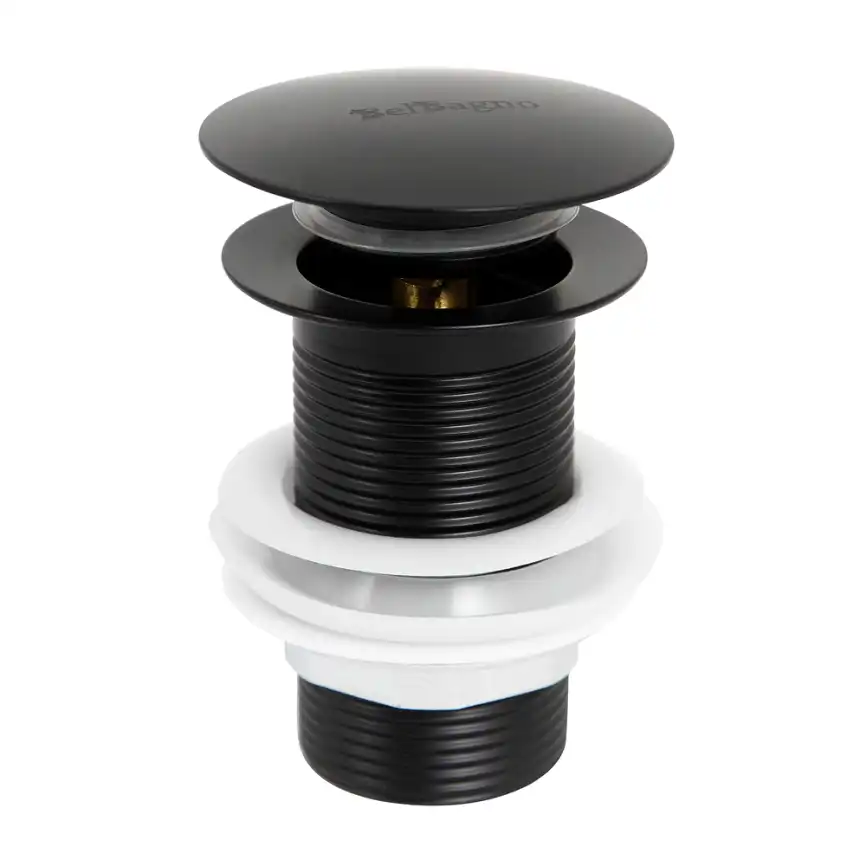 Донный клапан BelBagno BB-SC-NERO Черный матовый фото 3