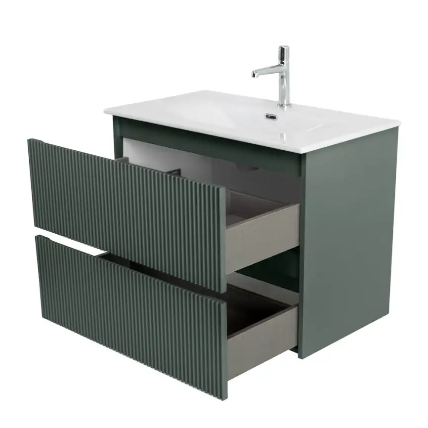 Тумба под раковину BelBagno UNO-800-2C-SO-VO подвесная, Еловый Матовый фото 5