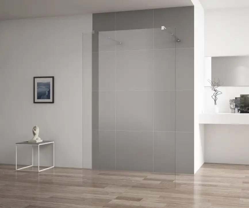 Душевая перегородка CEZARES LIBERTA-L-2-80-C-Cr стекло Прозрачное, профиль Хром фото 2