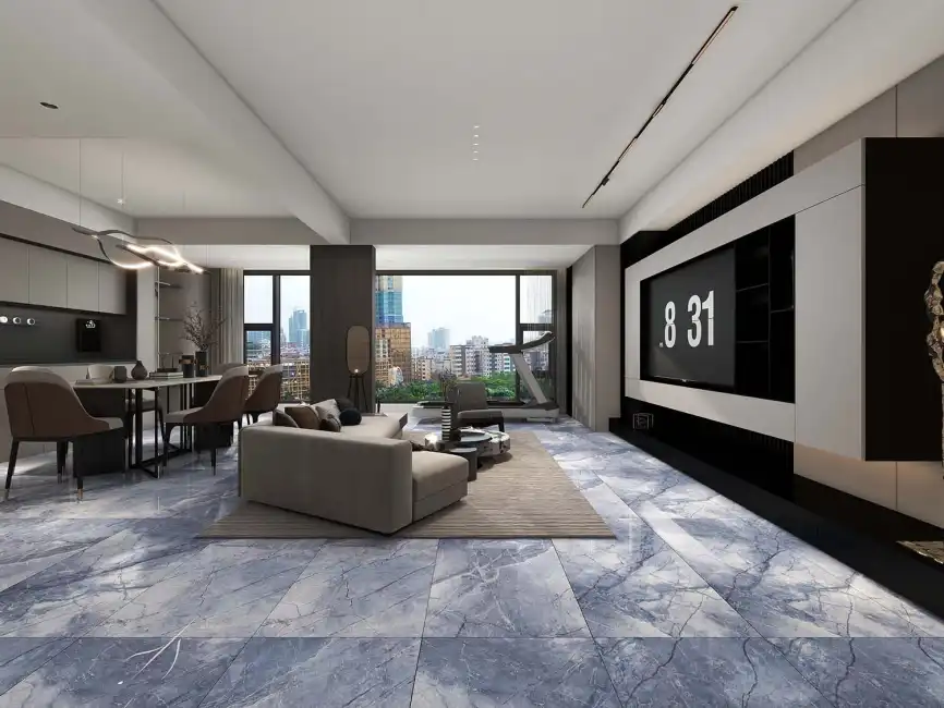 Керамогранит AZARIO MURUNTAU AQUA GOLD 60x120 Carving (H18004010G) фото 5