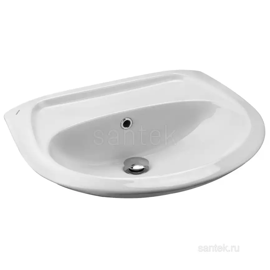 Раковина Santek Бриз 55 без отверстия под смеситель 1WH110457 фото 1