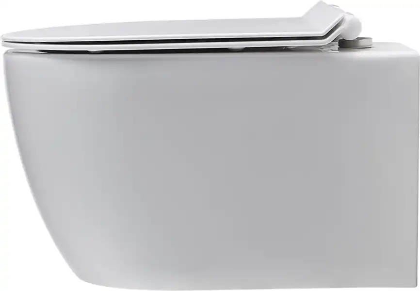 Унитаз подвесной Logan L1W с сидением Soft Close -SLIMSEAT, белый фото 5