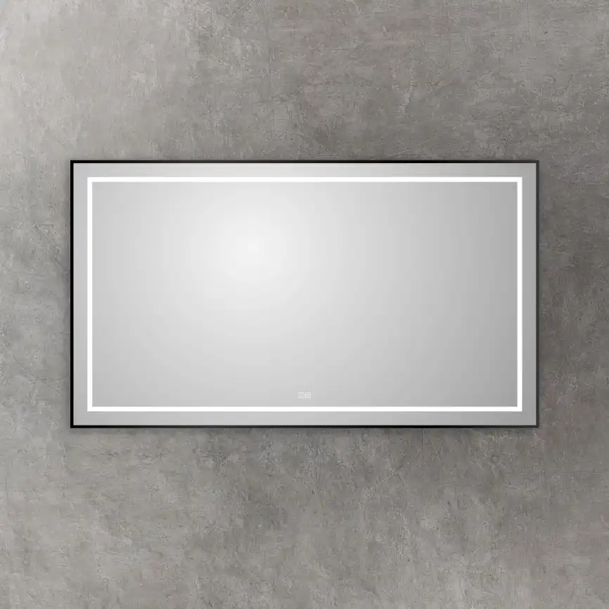 Зеркало BelBagno SPC-KRAFT-1400-800-LED-TCH-WARM-NERO фото 3