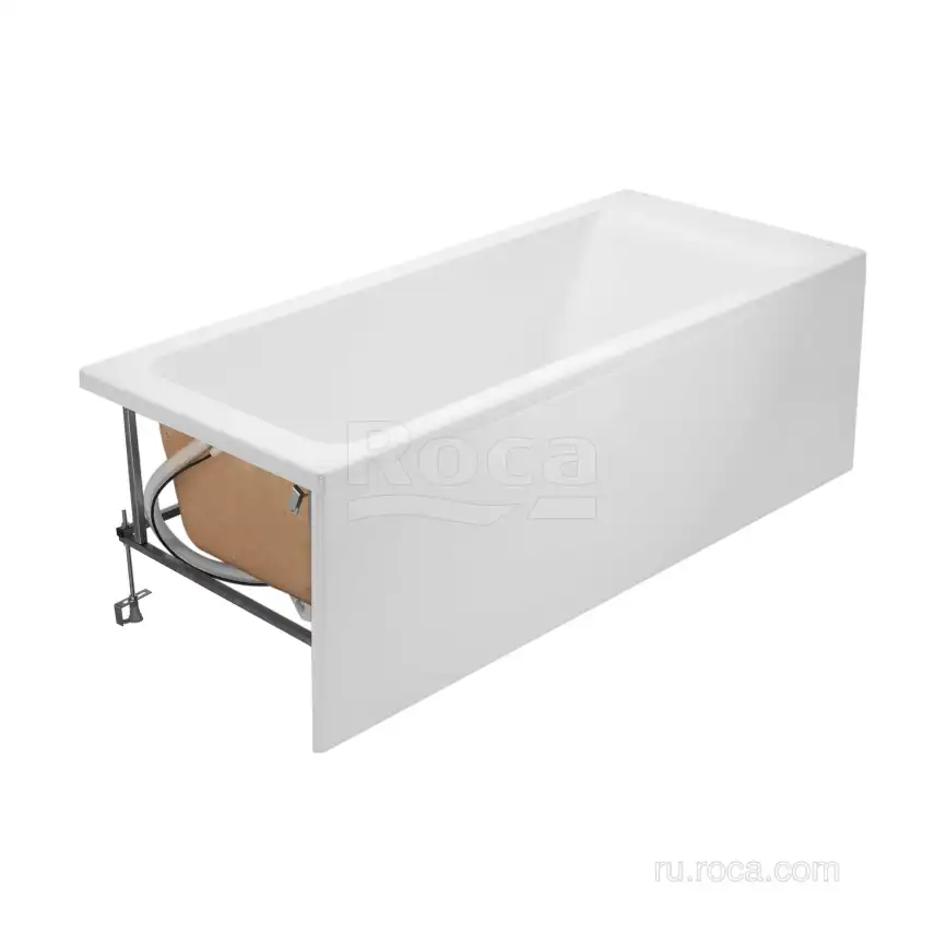 Акриловая ванна Roca EASY 180х80 248618000 прямоугольная, Белая фото 5