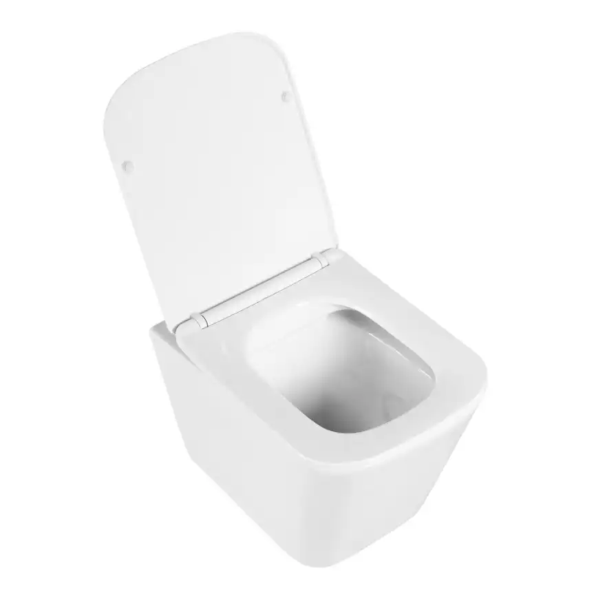Комплект 3 в 1 Унитаз подвесной с сиденьем BelBagno DUE BB3103CHR/SC + Система инсталляции для унитазов BelBagno BB002-80  с кнопкой смыва BB005-PR-CHROME фото 4