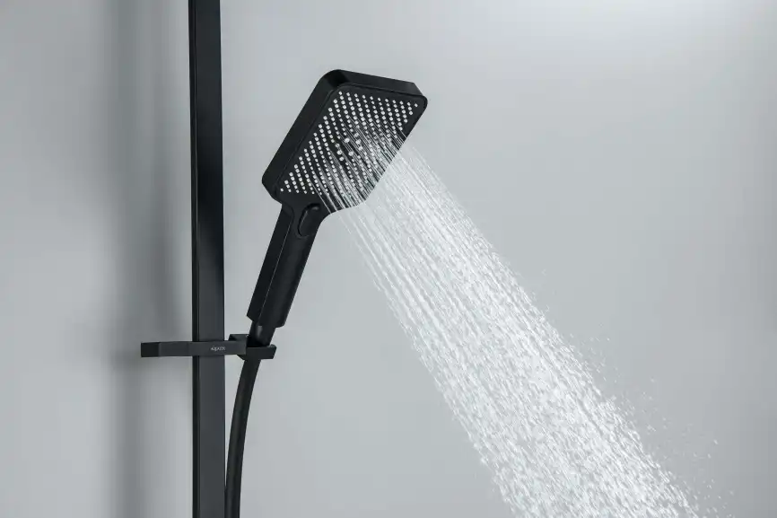 Душевой гарнитур Aquatek ЛИБРА AQ2019MB, Черный матовый фото 4