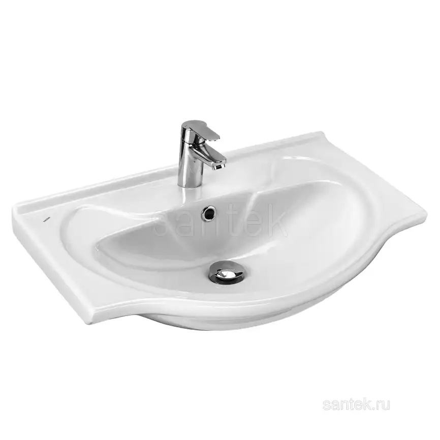 Раковина Santek Байкал 60 отверстие под смеситель 1WH109652 фото 1