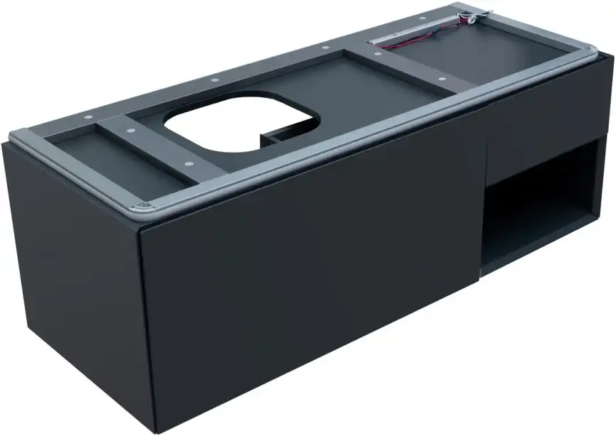 Тумба под раковину Allen Brau Infinity 120 1.21006.AM L антрацит матовый фото 10