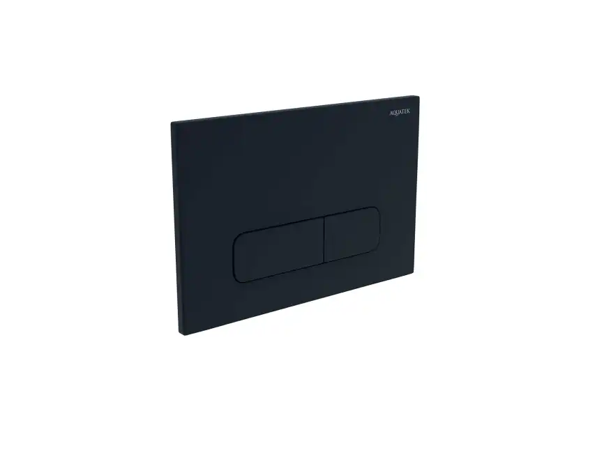 Кнопка смыва Aquatek PNS-0000010, Черный матовый фото 3