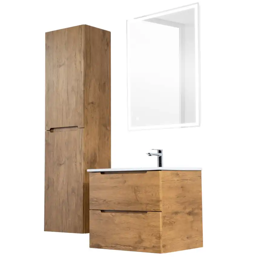 Тумба под раковину BelBagno ETNA-600-2C-SO-RN-P подвесная Rovere Nature фото 10