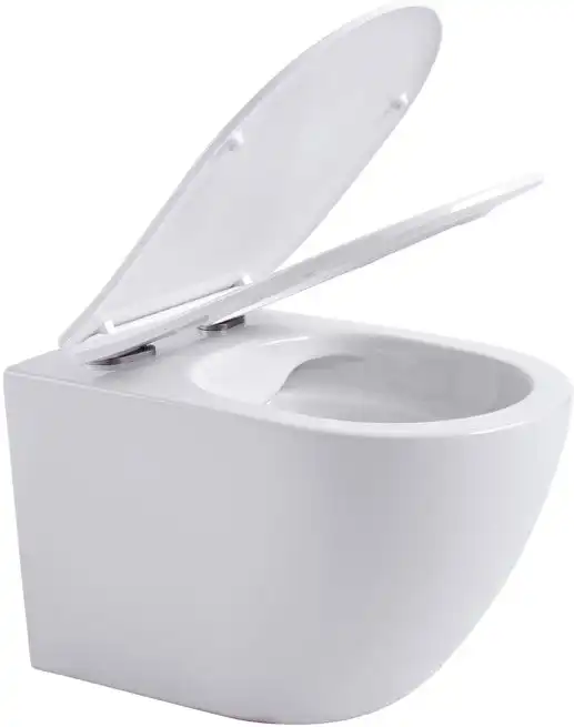 Унитаз подвесной Aquanet Rimless Cetus W Short LX-1900, с сиденьем микролифтом фото 4