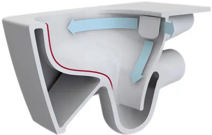 Унитаз компакт Vitra Zentrum Rim-Ex 9824B003-7207 с бачком и сиденьем Микролифт фото 2