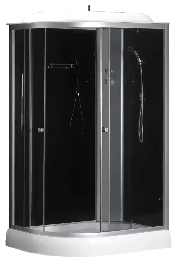 Душевая кабина Loranto 120х80 низкий поддон, прозрачное стекло, профиль Хром, CS-66121R G 120 фото 1