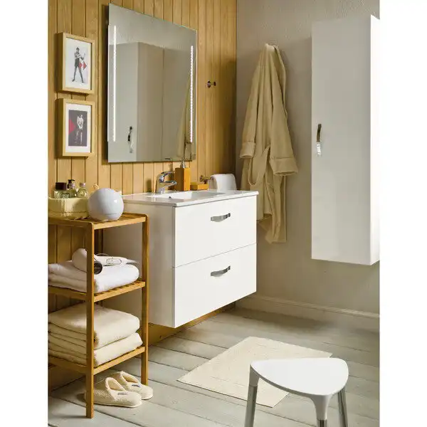 Тумба с раковиной Jacob Delafon Ola 80 см, EB391RU-J5, белая фото 4