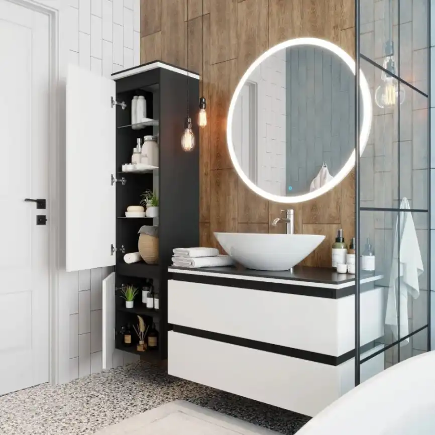 Пенал AURA ТРИУМФ 40 подвесной левый Белый фото 4