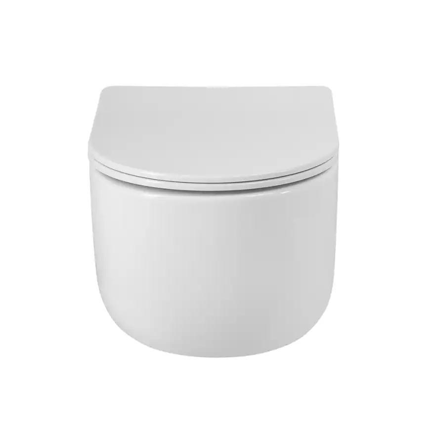 Подвесной унитаз BelBagno SOFT-TOR BB084CH-TOR/SC, безободковый, смыв торнадо с сиденьем микролифт, Белый фото 5