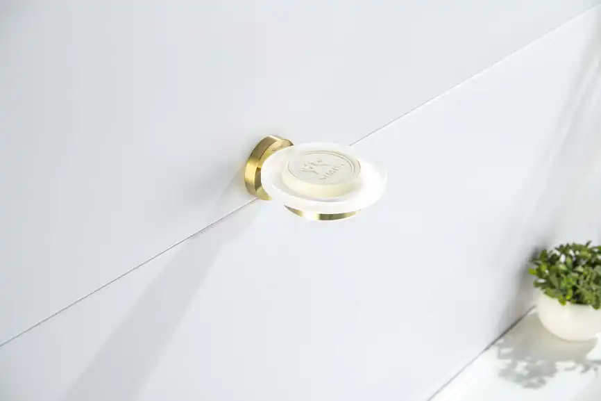 Мыльница для ванной Aquatek Европа AQ4103BG, Золото матовое фото 3