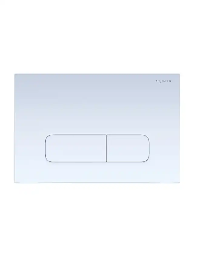 Унитаз с инсталляцией SET AQUATEK ПОЛАРИС-01-013 4в1 с тонким сиденьем микролифт и белой клавишей смыва фото 4