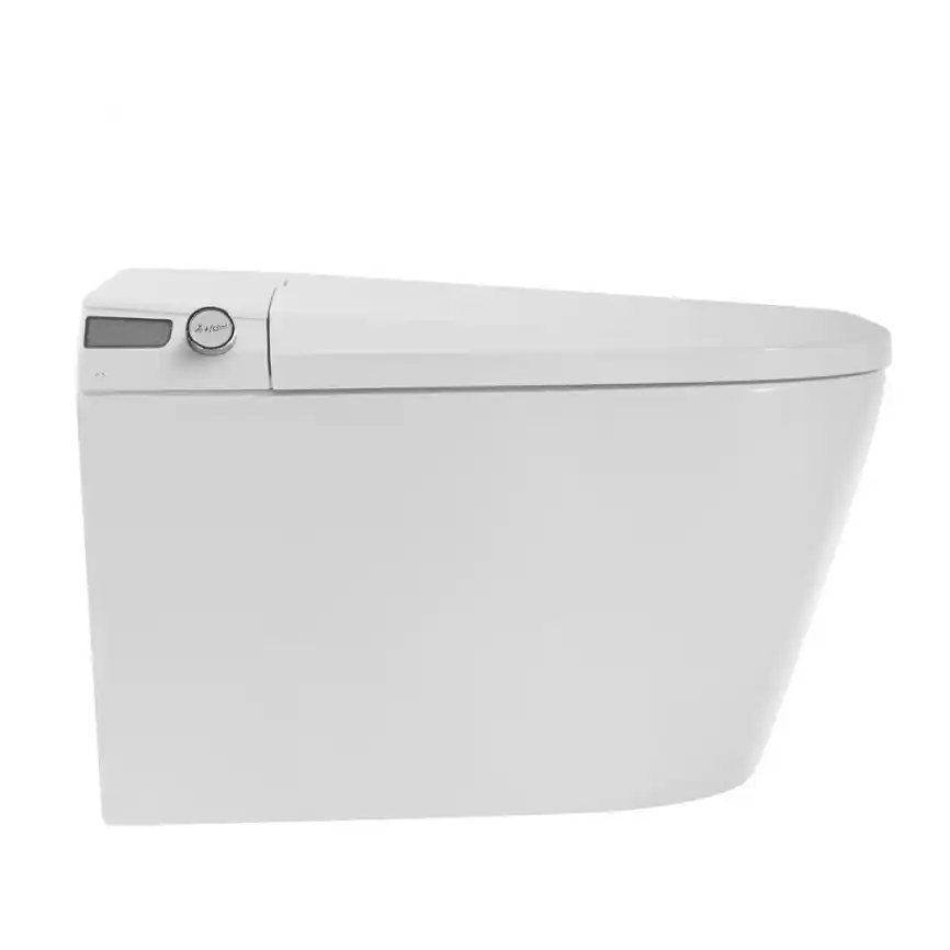 Электронный подвесной унитаз-биде ABBER Bequem AC1119S, белый фото 5