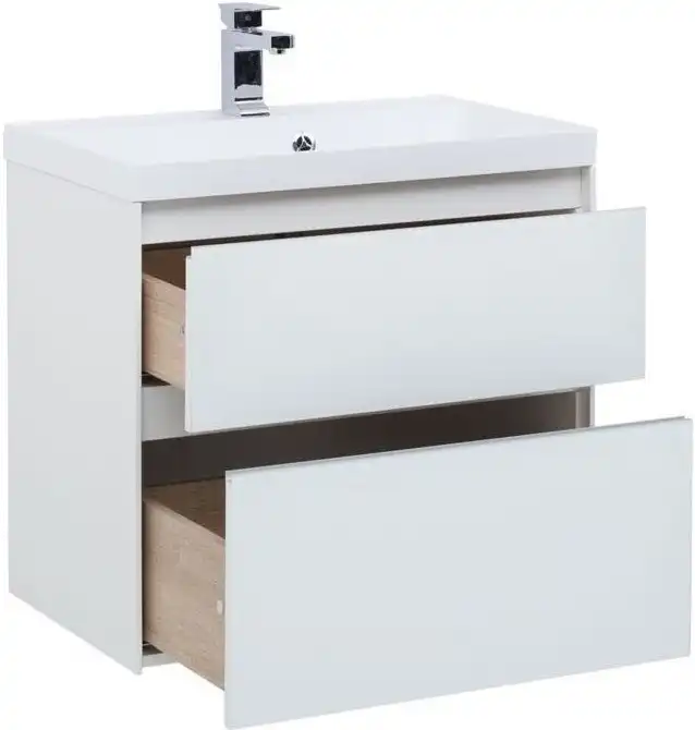 Тумба под раковину Aquanet Гласс 70 белый 206700 фото 5