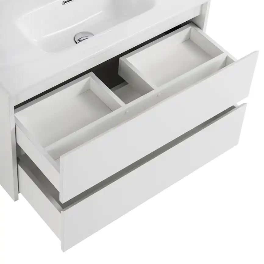 Тумба под раковину BelBagno KRAFT 39-800/390-2C-SO-BO подвесная Bianco Opaco фото 7