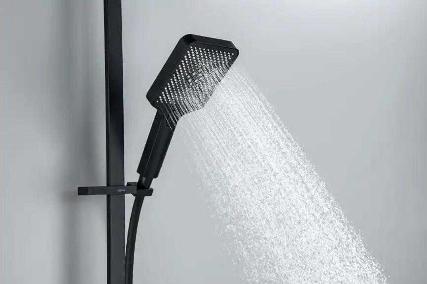 Душевой гарнитур Aquatek ЛИБРА AQ2019MB, Черный матовый фото 5