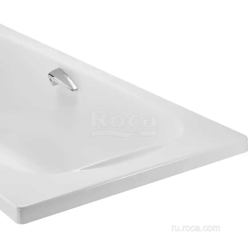 Акриловая ванна Roca Sureste 170х70 ZRU9302769 прямоугольная, Белая фото 6