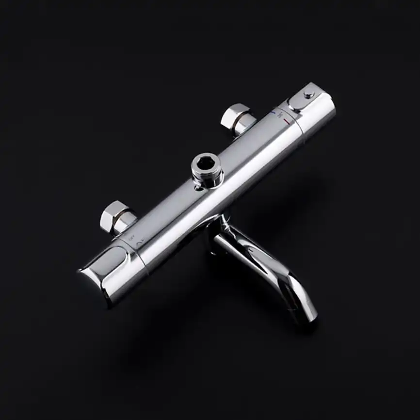 Душевая система Gappo G2490 с тропическим душем и термостатом Хром фото 9