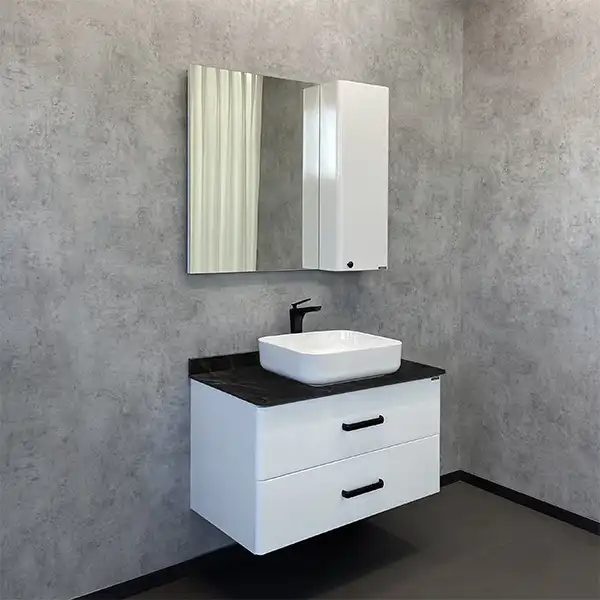 Тумба с умывальником Comforty Амстердам 95 Белый, 00-00014001 фото 4