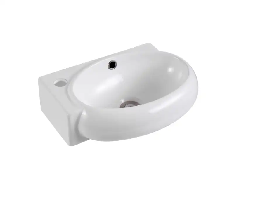 Раковина Aquatek 42х28х14,5 AQ5303-00 подвесная, угловая, Белая фото 6
