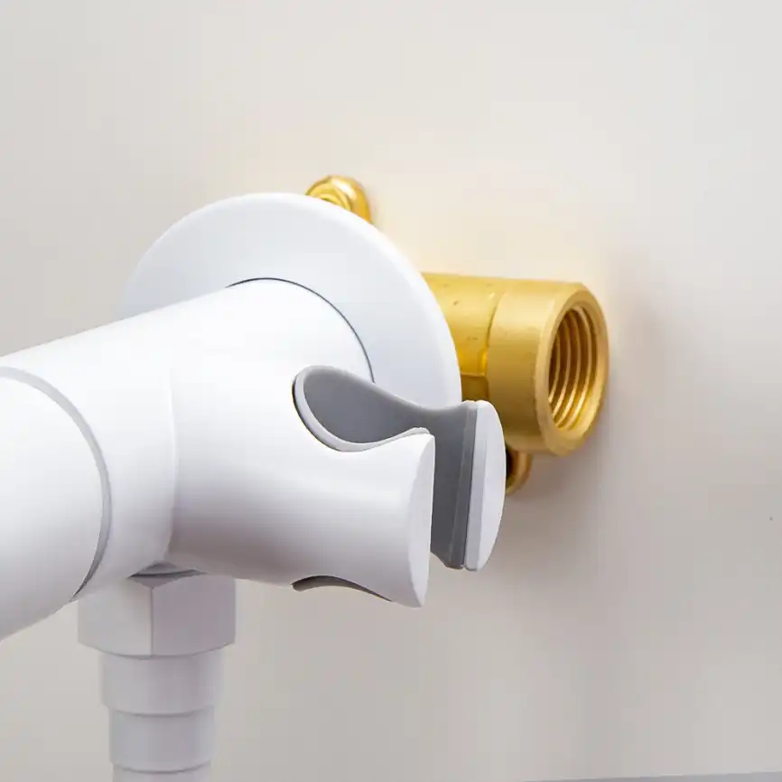 Гигиенический душ со смесителем AVS Slimmer 811-131-MW, белый матовый фото 5