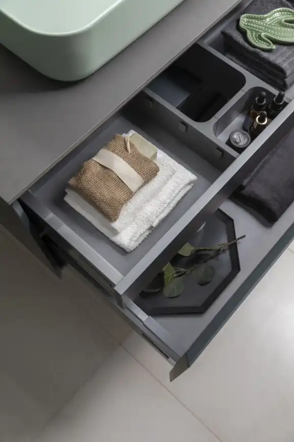 Тумба под раковину Allen Brau Infinity 85 1.21002.AM антрацит матовый фото 18