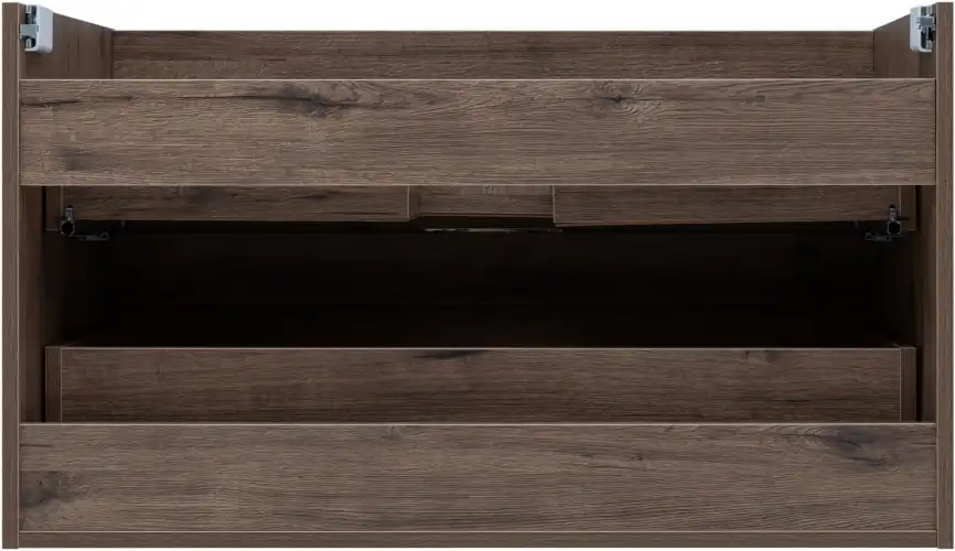 Тумба под раковину Aquanet Алвита New 90 2 ящика, дуб веллингтон табак 334187 фото 10