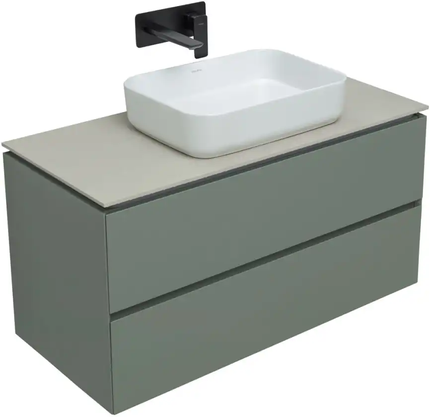 Тумба под раковину Allen Brau Infinity 100 1.21003.CGM олива матовый фото 10