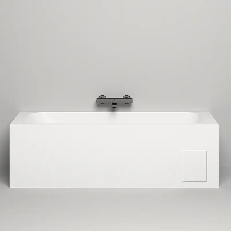 Ванна Salini ORLANDA 180х80 102012G из материала S-Sense, Белая глянцевая фото 7