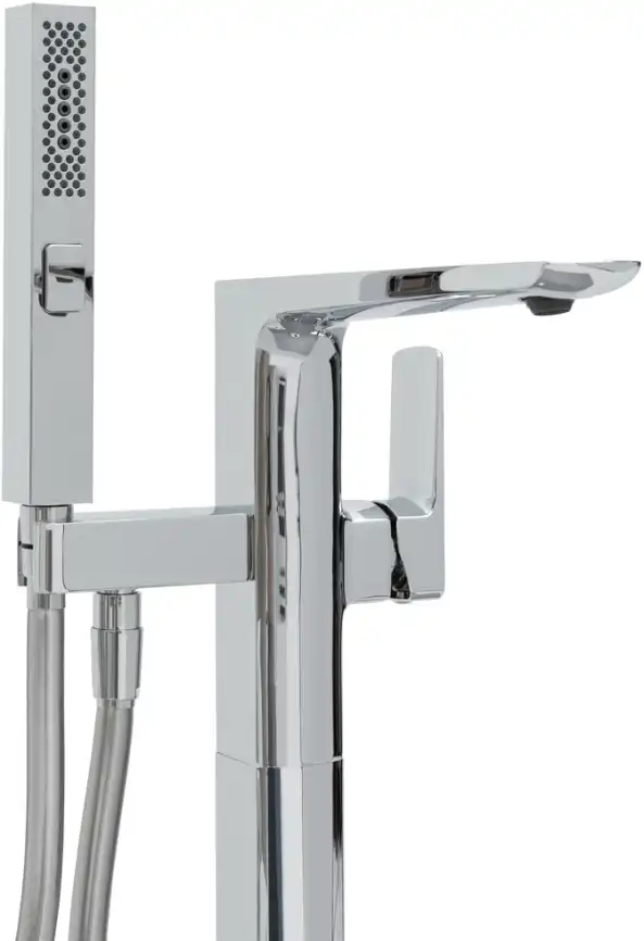 Напольный смеситель для ванны Allen Brau Infinity 5.21009-00, однорычажный, с внутренней частью, Хром фото 5