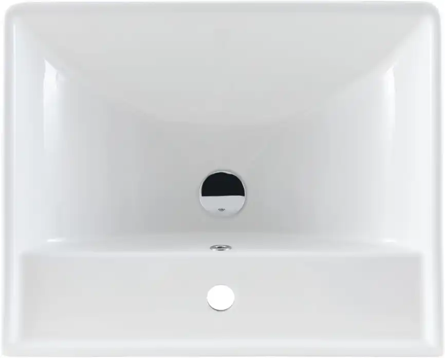 Раковина Aquanet Ирис 60 301803 прямоугольная, Белая глянцевая фото 3