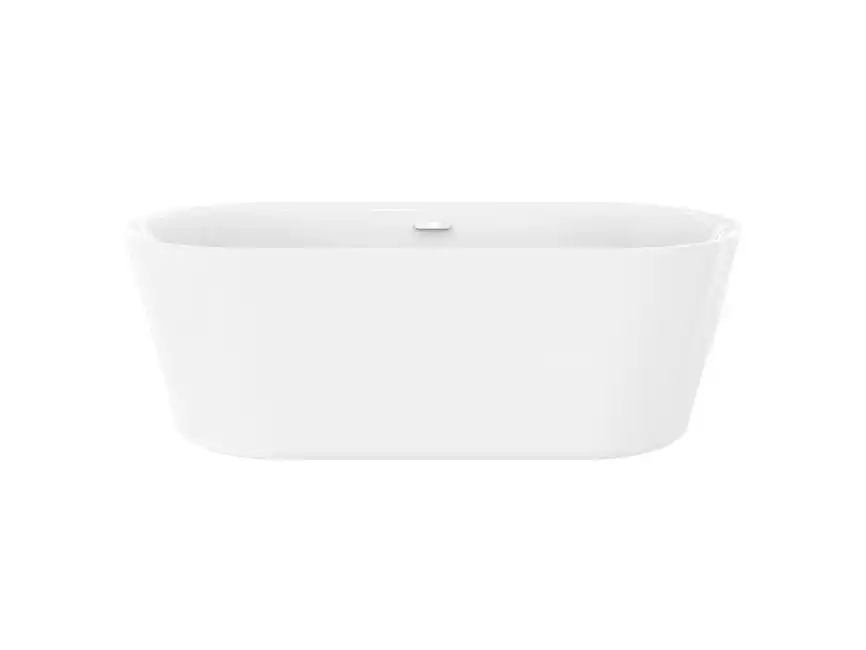 Акриловая ванна BELBAGNO 178х80 BB306-1775 овальная, отдельностоящая, Белая фото 1